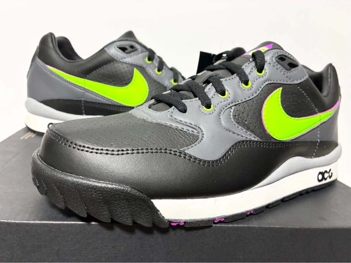 Nike ACG Wildwood Black Electric Green for Sale | Authenticity 