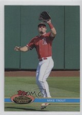 2021 Topps Stadium Club Chrome 1991 Design Variation SP Mike Trout #200 0us5