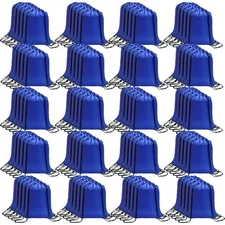 100 Pcs Drawstring Backpack Bulk Bags for Gym Yoga Sports Hiking Shopping Sack
