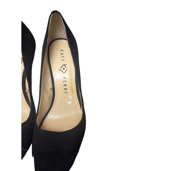 Katy Perry Black Suede Square Toe Block Heel  Rub… - image 3