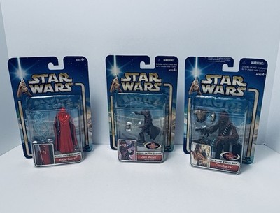     Hasbro Star Wars Royal Guard Zam Wesell Chewbacca 3-Figure Lot