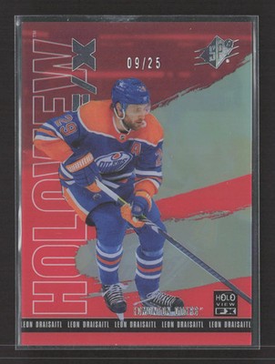 2025 Upper Deck SPx Holoview FX Leon Draisaitl #HV-15 Red 09/25