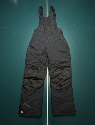 BRP Ski-Doo Bombardier Snowmobile Insulated Snow Pants Bibs Size Medium Black