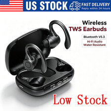 Wireless Bluetooth 5.3 Headset TWS Earphones Earbuds Stereo Headphones Ear Hook