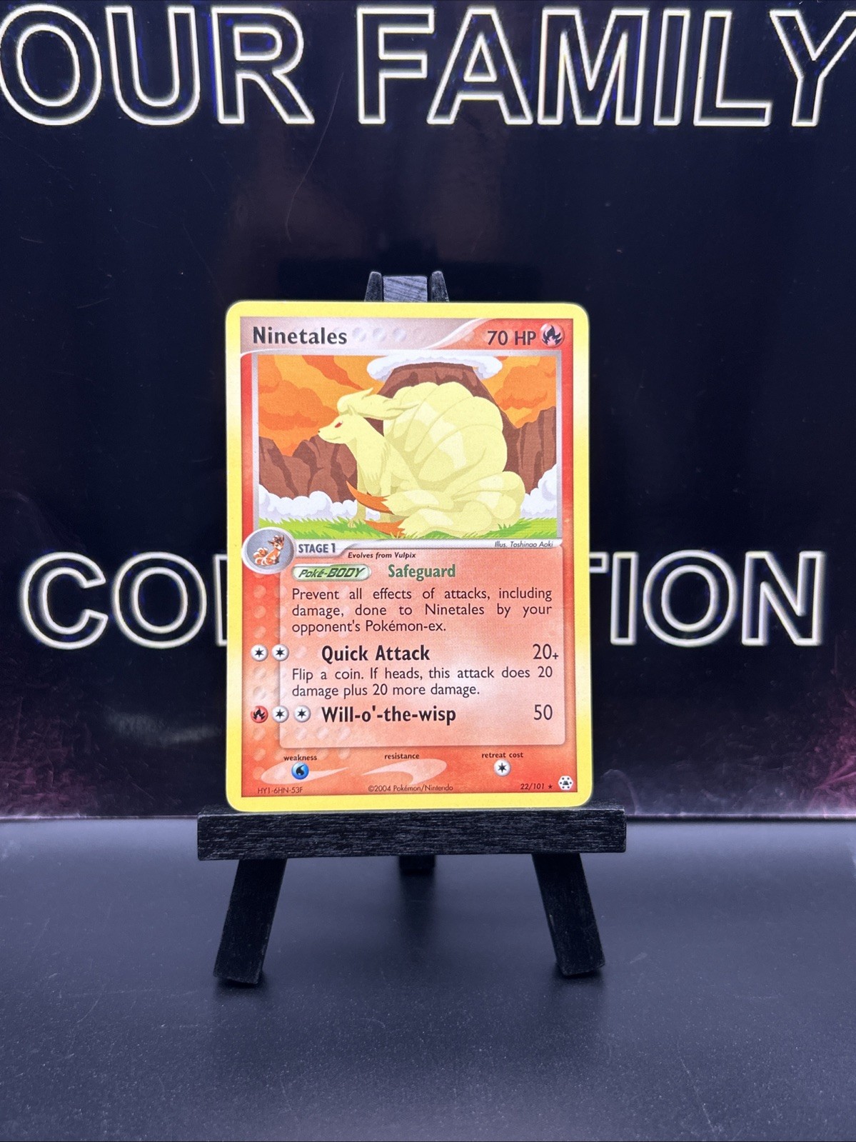 Ninetales 22/101 Rare Ex Hidden Legends Pokemon Card LP
