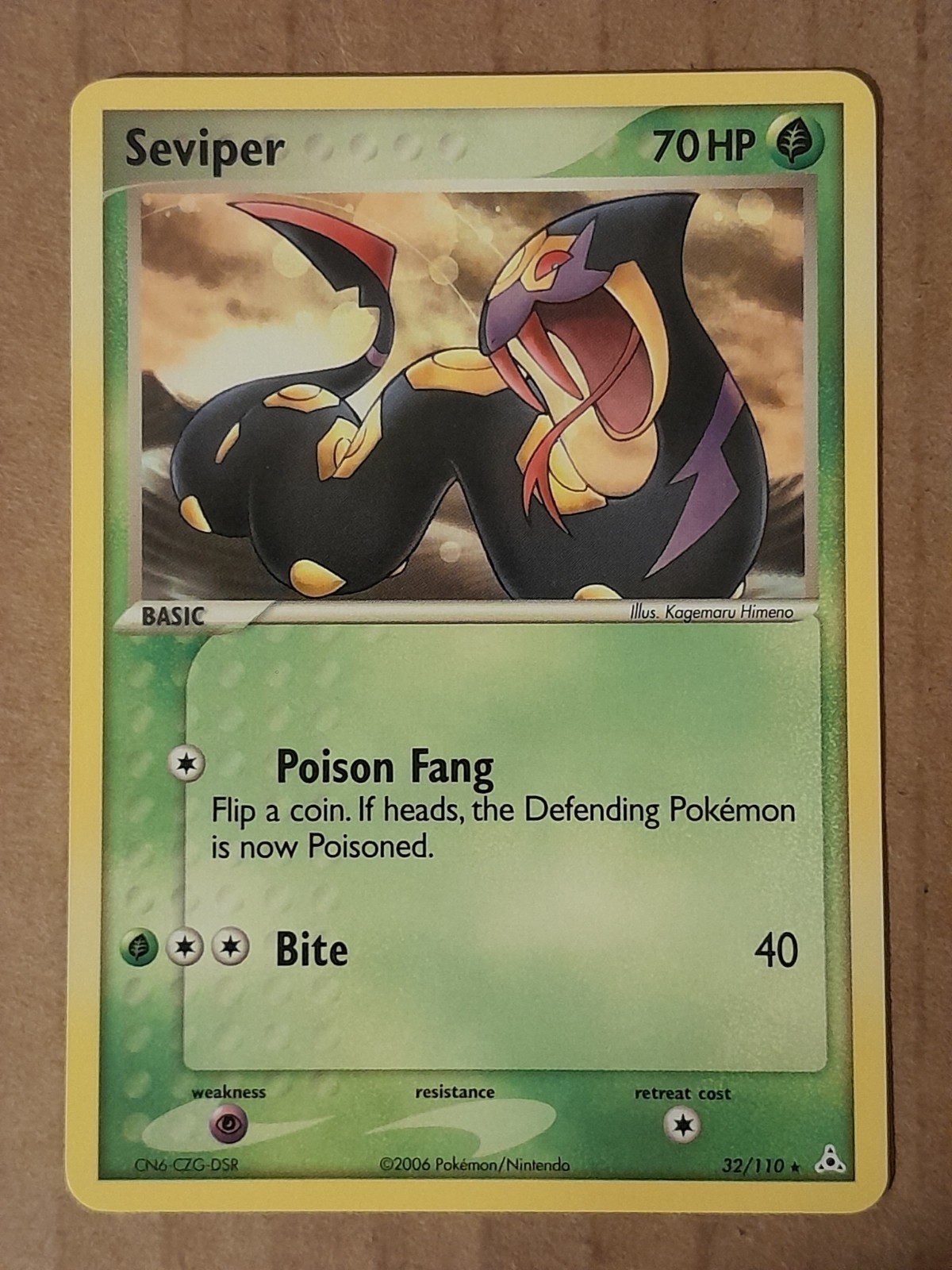 Pokemon Seviper 32/110 ex Holon Phantoms NM-MT See Pictures