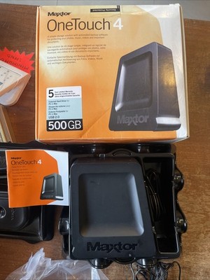 Maxtor OneTouch 4 Plus 500GB Externe Festplatte für PC & Mac USB 2.0 TOP