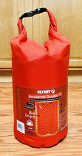 KLYMIT Insulated Double V Inflatable 2 Person Sleeping Pad 74"x47" Red Packable
