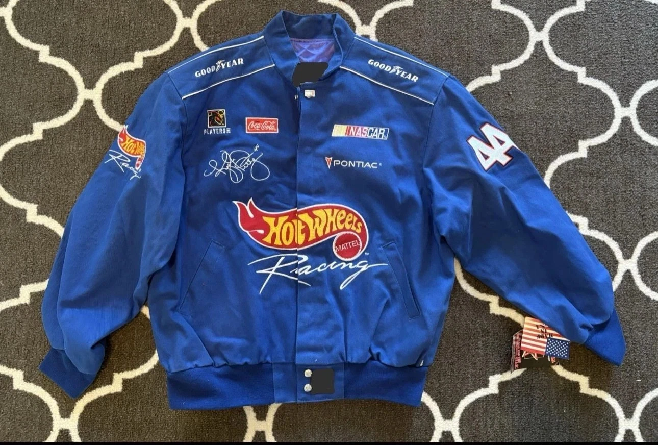 Jeff Hamilton NASCAR Hot Wheels Racing Kyle Petty Embroidery Jacket