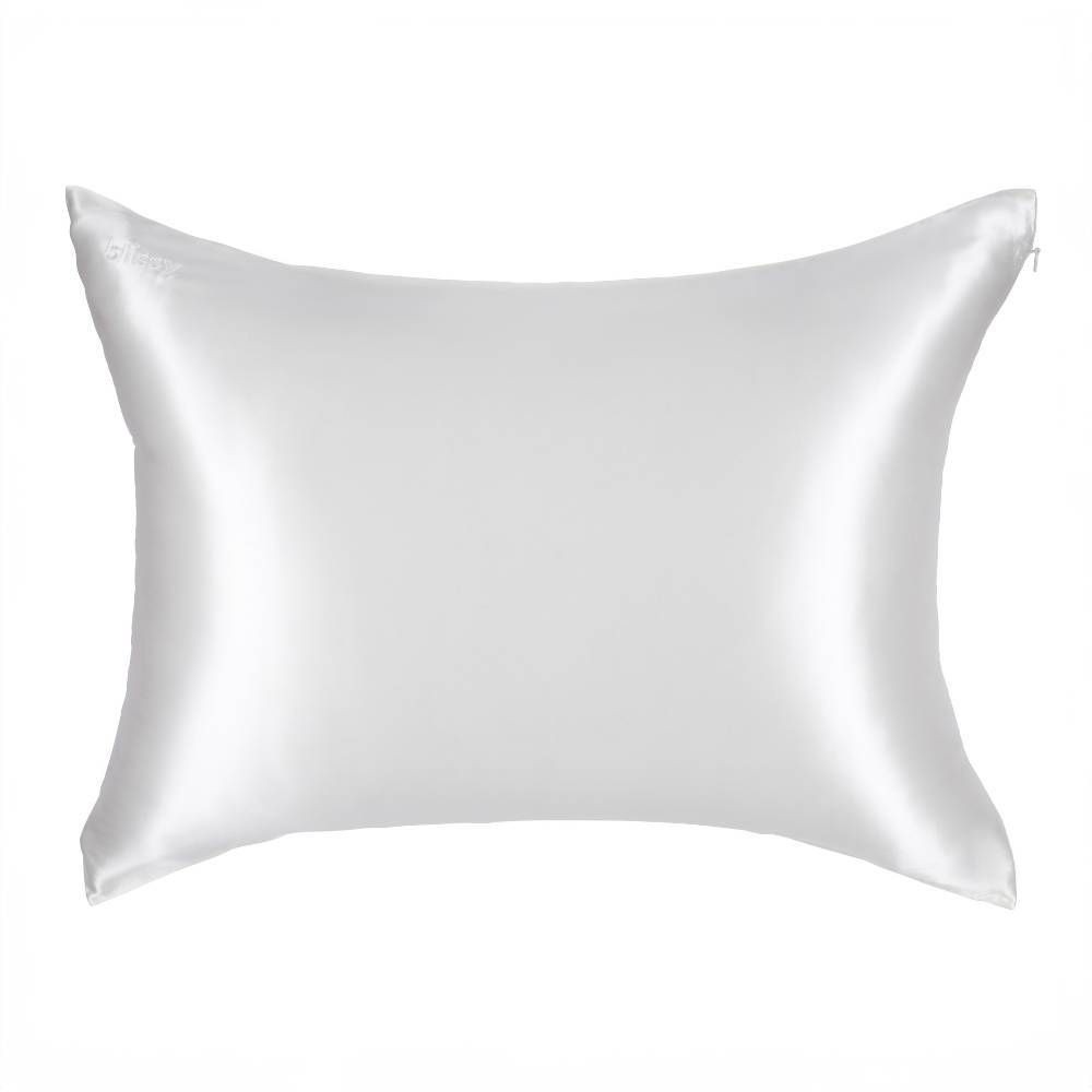 Blissy King 600 Thread Count Silk Pillowcase Ivory White