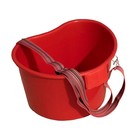 Zenport AG430R Picking Pail Bucket with Strap, 22-Quart, Red - 2 Pack
