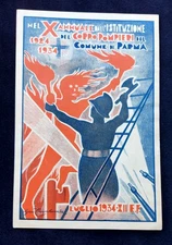 PARMA X ANNUAL FIRE BRIGADE 1934 VERY RARE NV