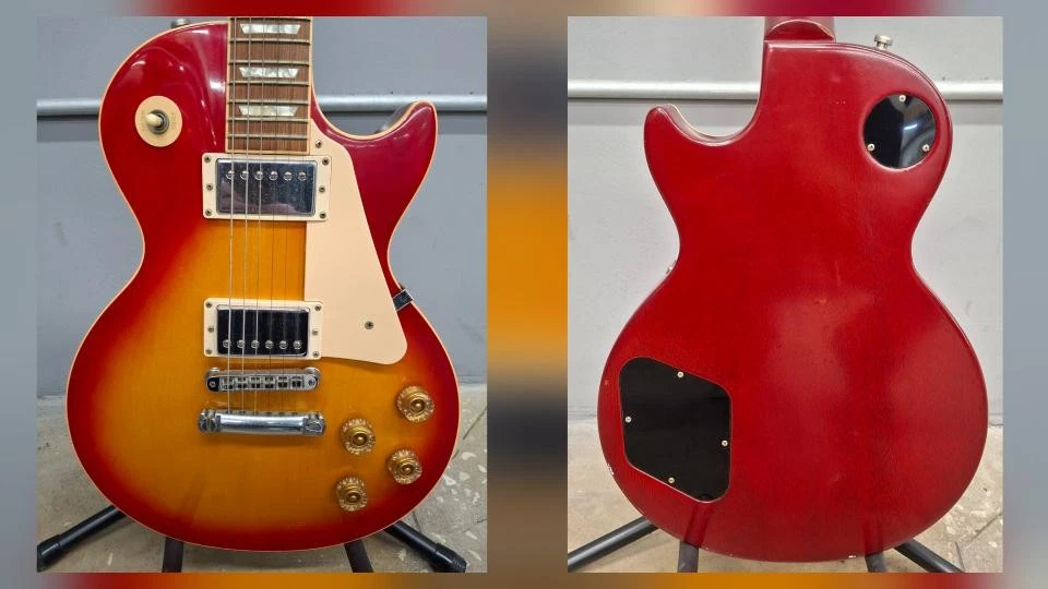 2000 Gibson USA Les Paul Standard Heritage Cherry Sunburst 电动 (CP4008395) — 第 2/4 张图片