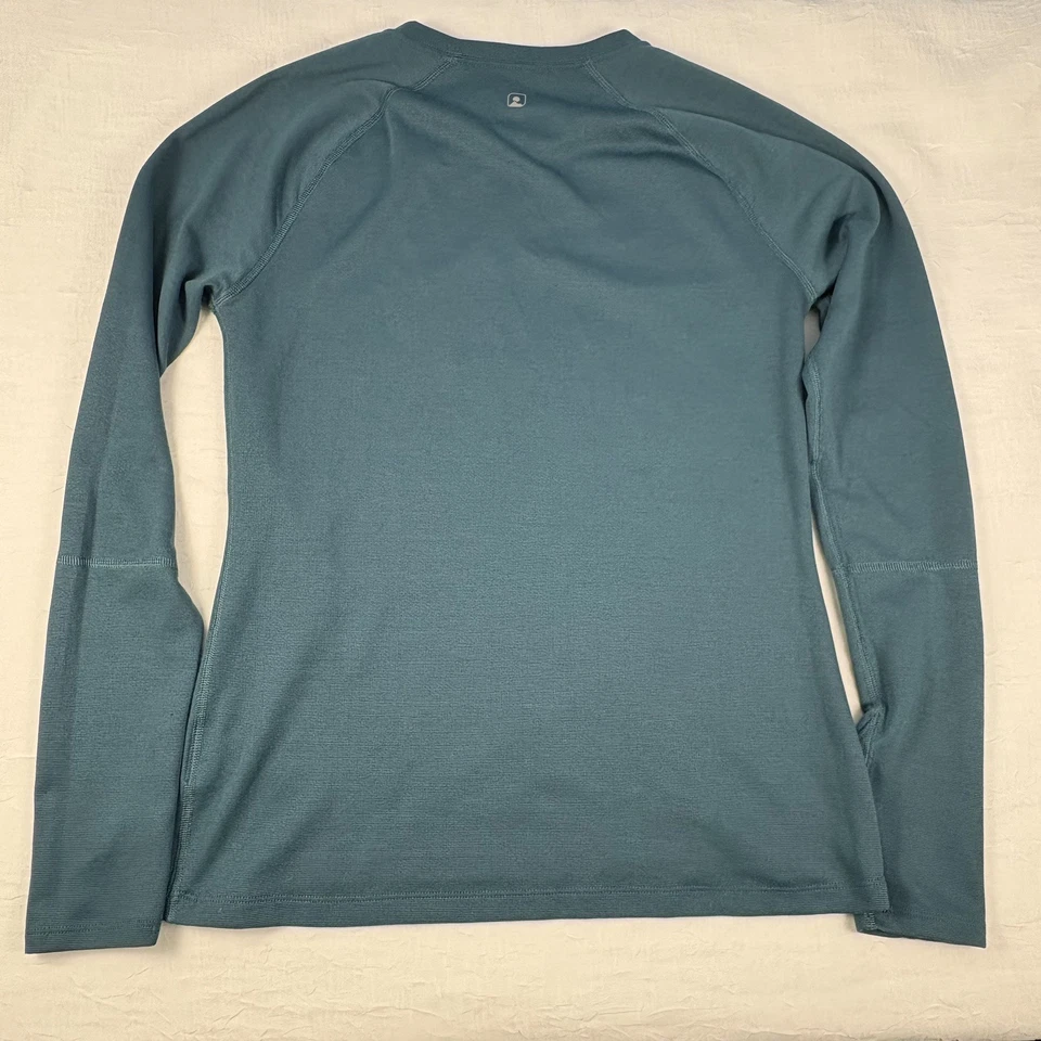 Camisa Eastern Mountain Sports EMS Techwick Verde Manga Larga Mujer’s Mediana  Foto 4 de 4