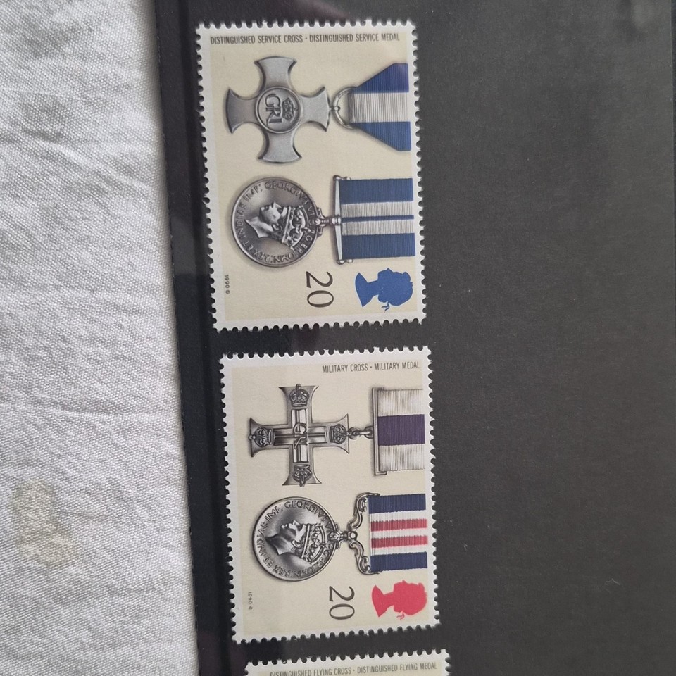 Royal Mail Gallantry Presentation Pack No. 21 1990 20p Decimal Stamps ...