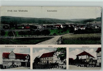13437061 - 3501 Wollrode Gasthaus v. Wilhelm Fehr Schule Pfarrhaus