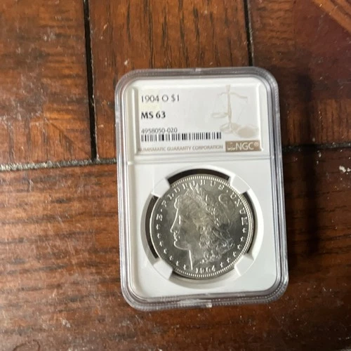 Morgan Dollar 1904-O NGC MS63 Silver $1 New Orleans Uncirculated KM#110
