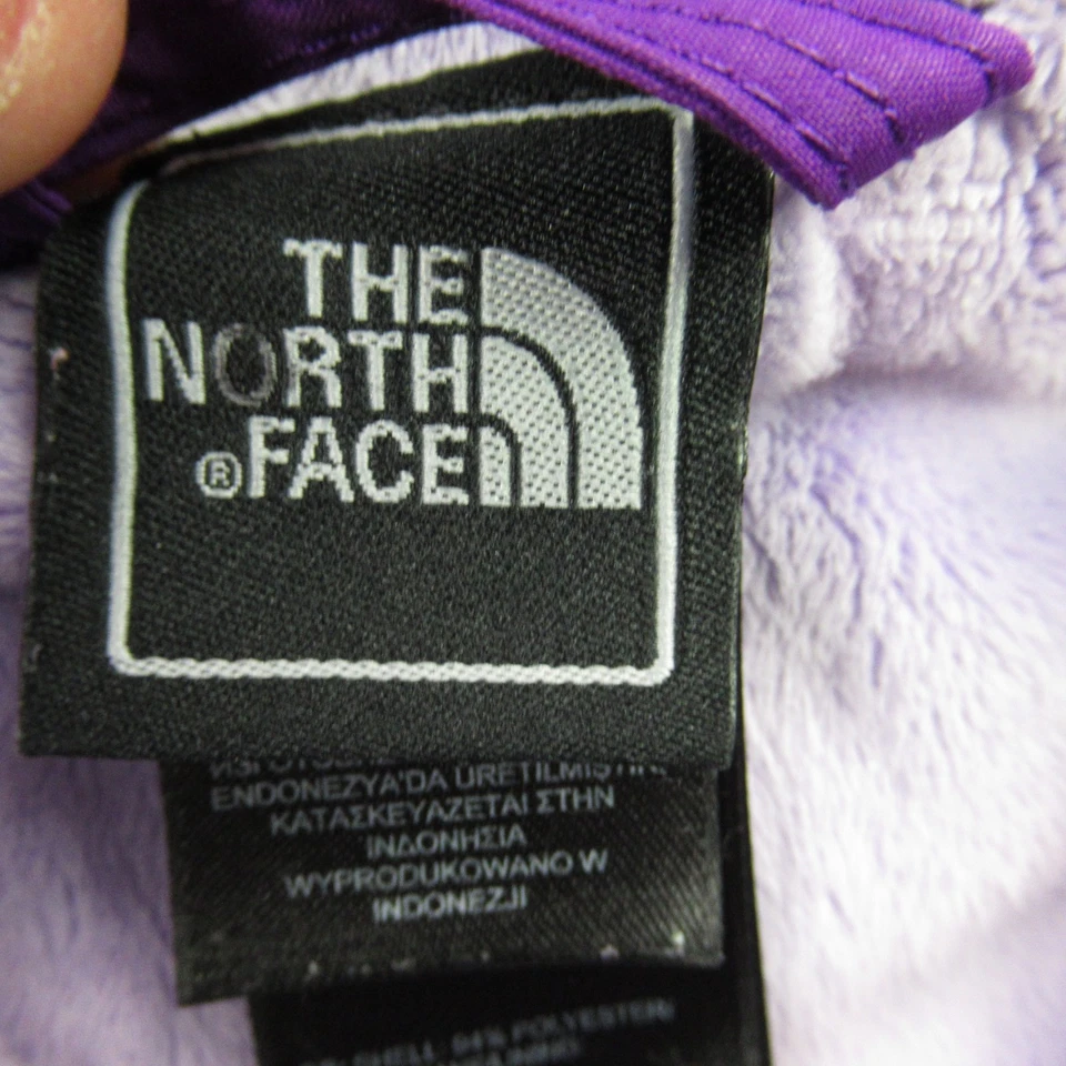 Chaqueta North Face Niñas 2XS 5 Manga Larga Con Capucha Bolsillos Ligeros Púrpura Foto 3 de 4