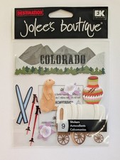 VERY RARE Jolee's Colorado United States Travel Scrapbooking Stickers