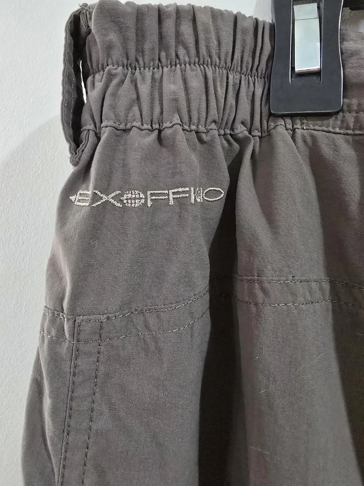 Pantalones de hombre ExOfficio con cremallera 36x32 gris senderismo camping Foto 3 de 4