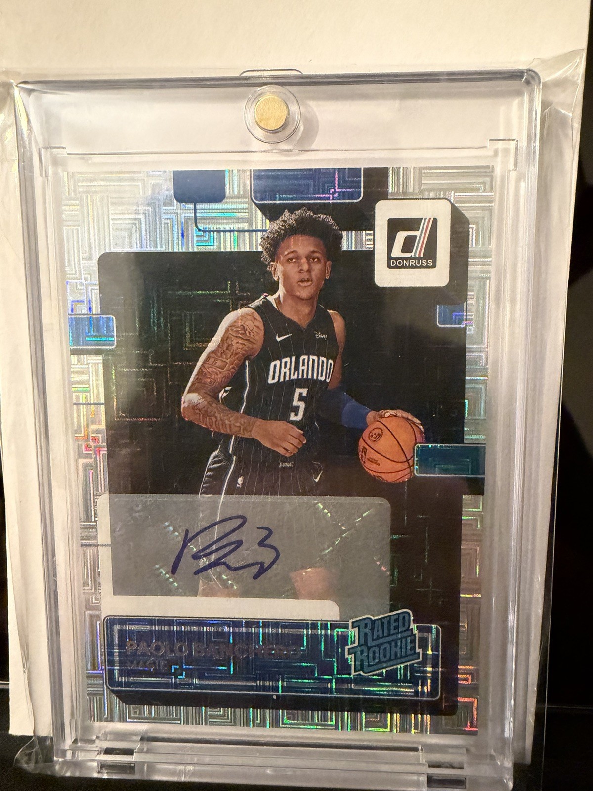 2022-23 Panini Donruss Paolo Banchero #201 Mojo Rated Rookie RC Auto Magic