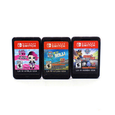 Lol Remix, Paw Patrol On a Roll, paw patrol Grand Prix (Switch) Carts Only