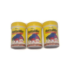 BettaMin Flakes Medley Boosts Color Fish Food 0.81oz 23g 3-Pack Exp: 07/27