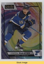 2023-24 O-Pee-Chee Platinum Rainbow Color Wheel Colton Parayko #129 READ 0kr0