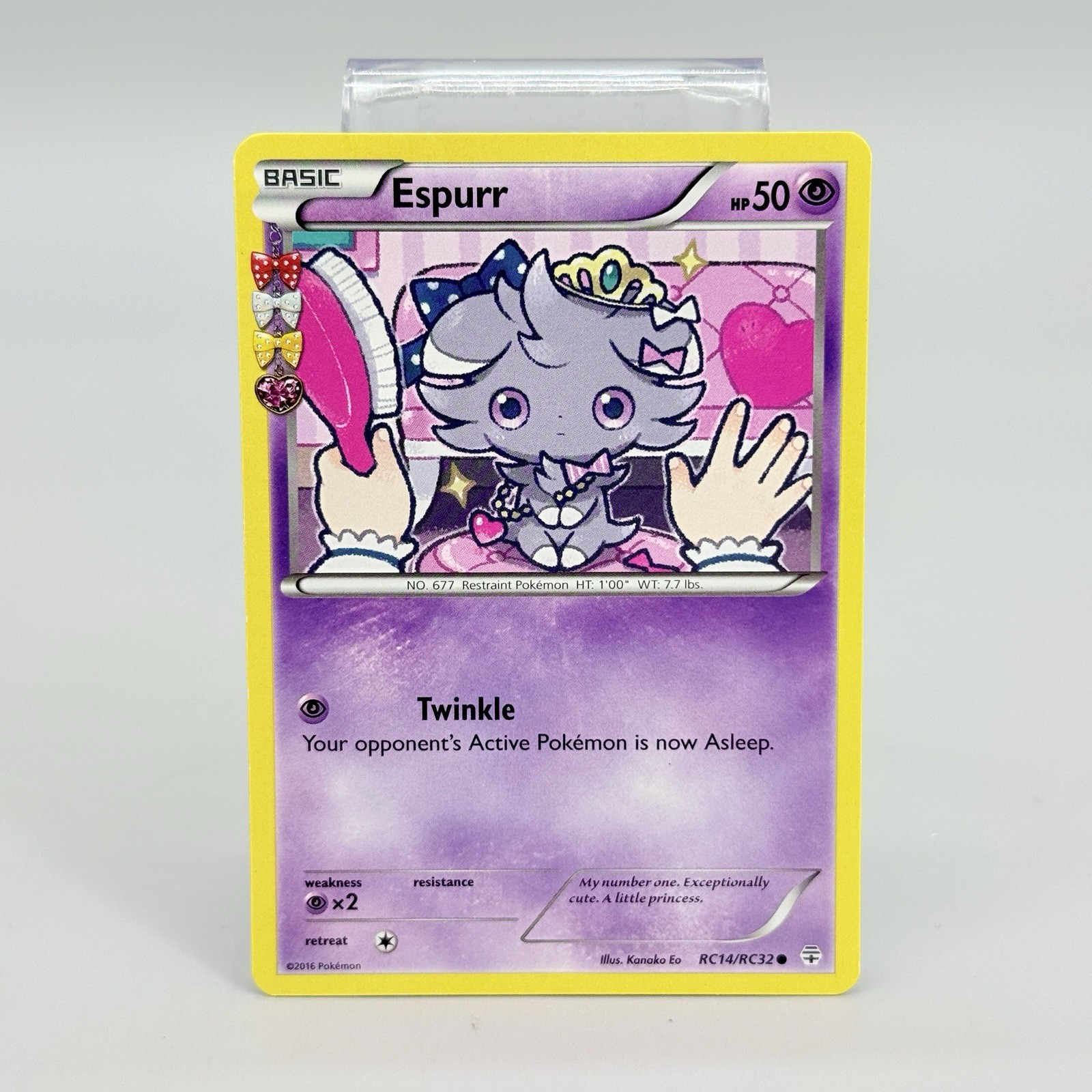 Pokemon Espurr RC14/RC32 Generations: Radiant Collection Regular Card LP