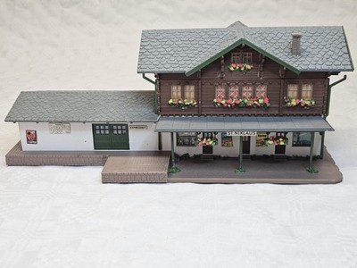 POLA 650 H0 BAHNHOF  ''ST. NIKLAUS'' fertig gebaut SAMMLER VINTAGE MODELLBAHN 