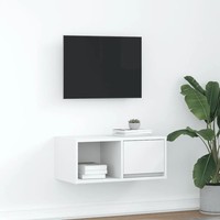 Tv-Schrank Weiß 60X31X25,5 Cm Holzwerkstoff