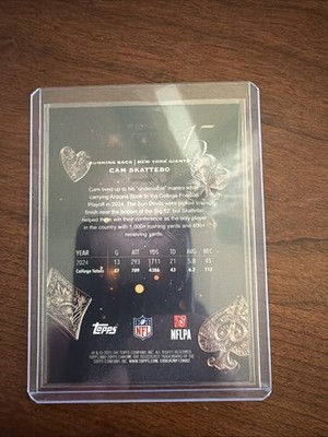 INFINITY 154cm ボード　カナダ　良品　レア 2025 Topps Chrome - Cam Skattebo- Fortune 15 Refractor (RC) | eBay