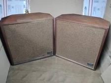  Wharfedale Model W35 Quadraphonic Loudspeakers - Pair VTG Works Great!