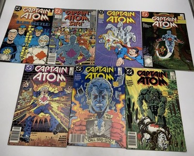 Captain Atom DC Comics Lot Of 7 Copper age Superhero Reader