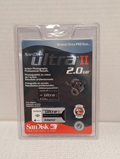 Sandisk Ultra II 2GB Memory Stick PRO Duo w/ Adapter NEW Factory Sealed