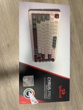 Red Dragon Crescent Pro Three Mode Gaming Keyboard RGB Backlit New Inbox.