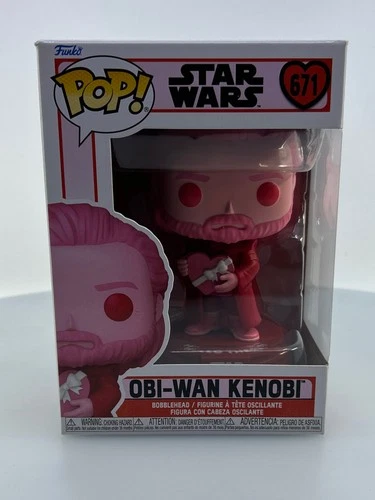 Funko Pop! Star Wars: Valentines, OBI-Wan Kenobi DAMAGED BOX SEE PICS