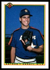 Darryl Kile 1990 Bowman #61 Houston Astros MLB READ FREE SHIPPING AutographDen