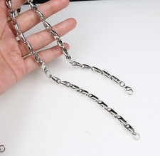 70g Unisex Punk Titanium Steel Link Chain Necklace for Men Women 22"/56cm