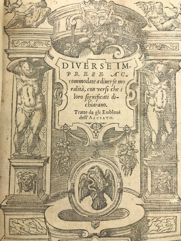 André Alciat, Diverse Imprese — 1549, gravures.