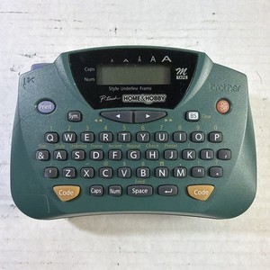 Brother Label Maker Printer Mini PT-65 Green P-Touch (READ)**