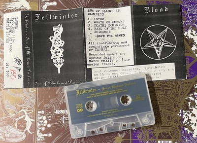 Fellwinter - Son Of Blackened Darkness Tape Gauntlet Ring Judas Iscariot