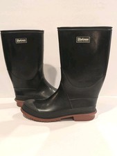 LaCrosse Rubber Boots Size 6 Pull On Black Made In USA