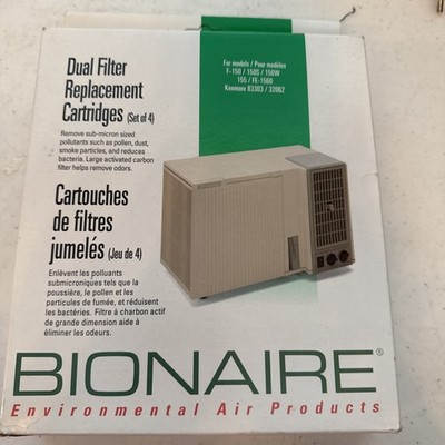 BIONAIRE Dual Replacement Cartridges - F-150, 150S, 155, - Set Of 4 NEW