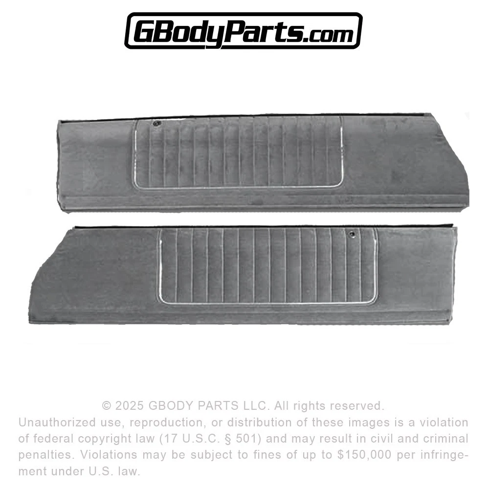 Door Panels for 1984 Chevrolet Monte Carlo for sale | eBay