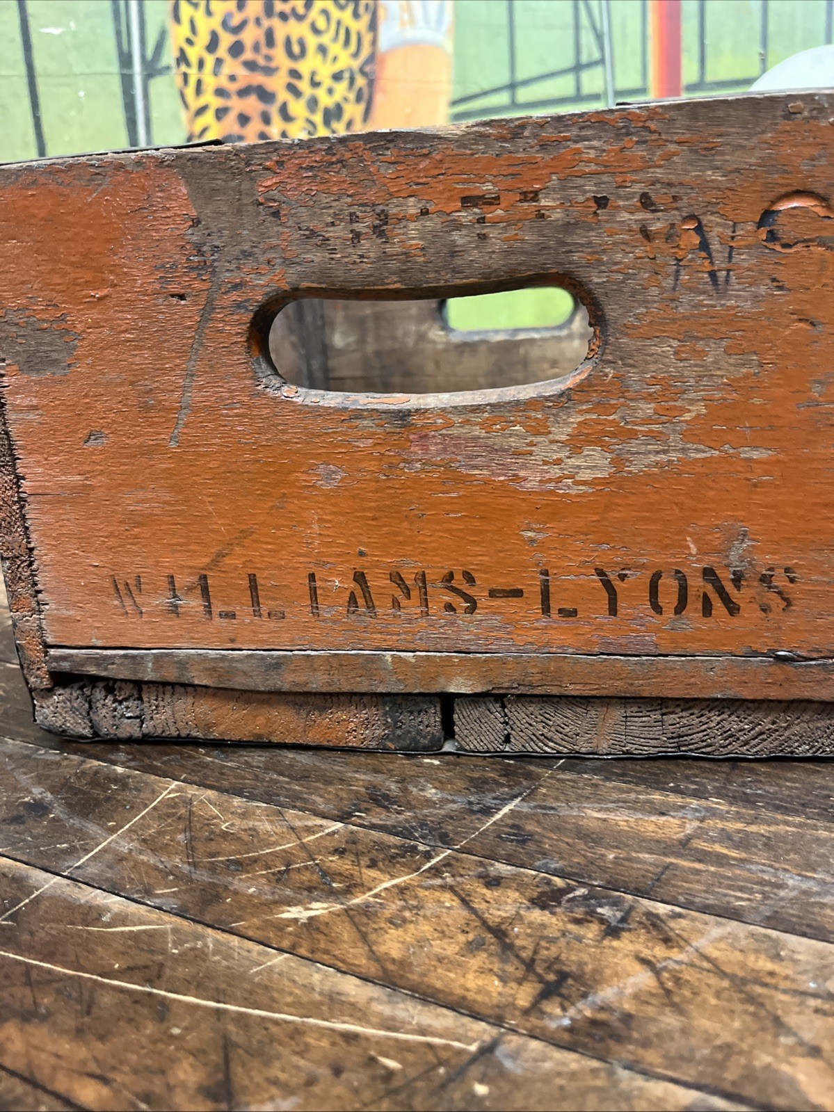 VINTAGE NESBITTS ORANGE CRATE CARRIER SIGN COCA COLA 7UP PEPSI ORANGE CRUSH RARE