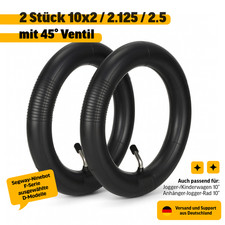 2x Schlauch 10 Zoll 10x2 10x2.125 10x2.5 45°...