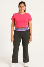The North Face Capri Leggings Women's Violet Medium Flash Dry Capri Yoga Pants