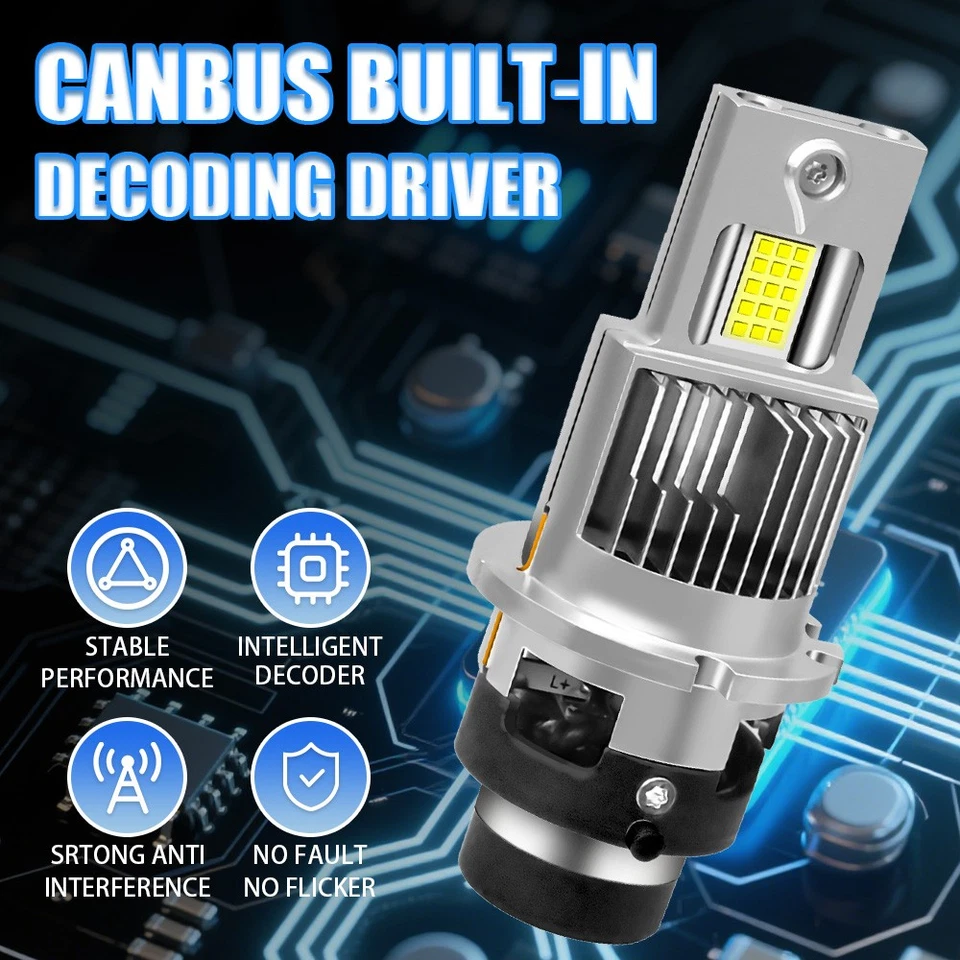 Para Lexus LS430 2001-2006 2x D2S LED Xenón Faros Bombillas Blanco Frío Kit Foto 3 de 4