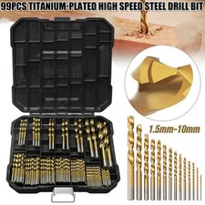 99PCS Cobalt Drill Bits Set for Stainless Steel Metal HSS-Co Cobalt Bit Titanium